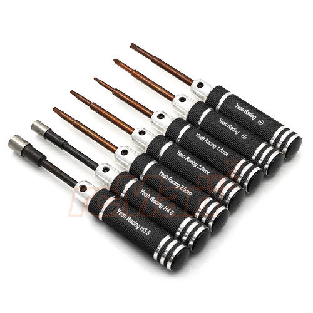 Yeah Racing Mini Tools Set w/ Tool Bag For RC CAR Black YT-0136BK