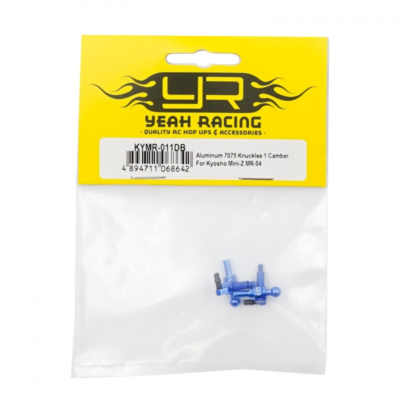 Yeah Racing Aluminum 7075 Knuckles 1 Camber For Kyosho Mini-Z MR04 KYMR-011DB