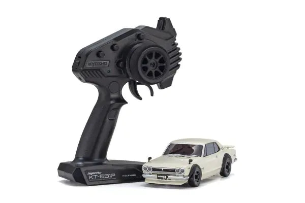 Kyosho MINI-Z AWD MA020 Readyset Nissan Skyline 2000GT-R KPGC10 White AWD 32636W