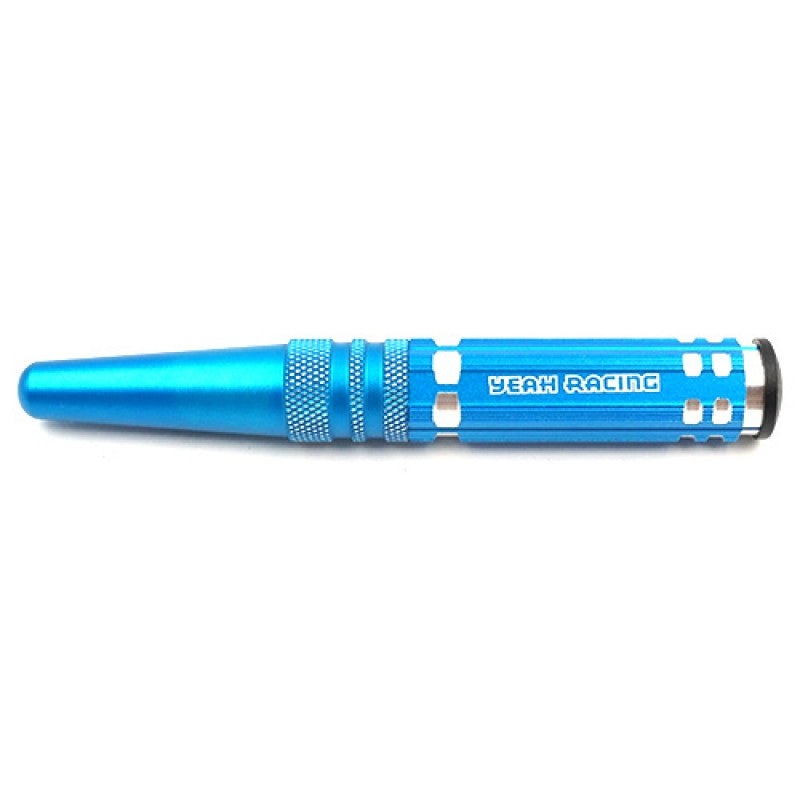 Yeah Racing Aluminum Body Mounting Hole Reamer 0-14mm Blue YT-0178BU