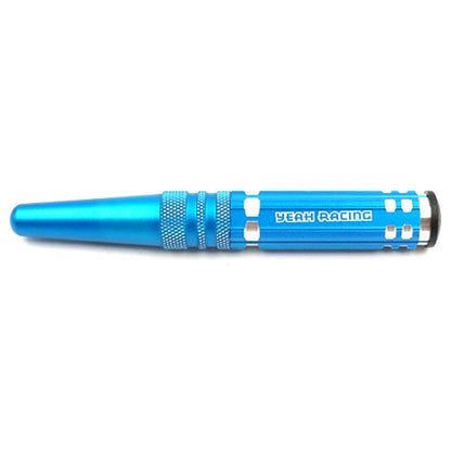 Yeah Racing Aluminum Body Mounting Hole Reamer 0-14mm Blue YT-0178BU