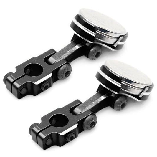 Yeah Racing Aluminium CNC Magnetic Invisible Body Mounting System 2pcs Black YA-0531BK