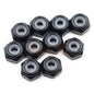 Yeah Racing 2mm Aluminium Lock Nut Black 10pcs  YA-0565BK