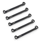 Yeah Racing Aluminum 7075 Front Tie Rod Set (-1 ,-0.5 , 0 ,+0.5 ,+1) For Kyosho Mini-Z MR02 and MR03  KY03-004BK  RWD