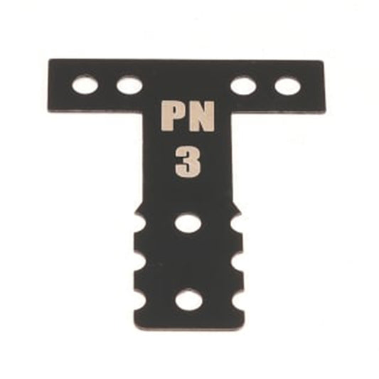 Mini-Z MR03 MR04 MM Spring Steel T-Plate #3  Black MR3073K
