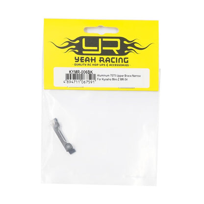 Yeah Racing Aluminum 7075 Upper Brace Narrow For Kyosho Mini-Z MR04 KYMR-006BK