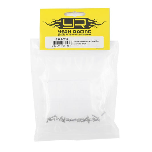 Yeah Racing Titanium Screw Assorted Set w/Mini Box For Kyosho MR04 TSAS-0039 RWD