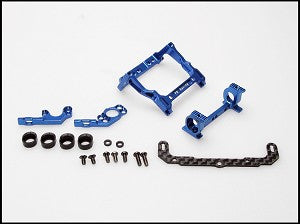PN Racing Mini-Z MR02 and MR03 93-102mm Multi Motor Mount (Blue) MR2395B RWD