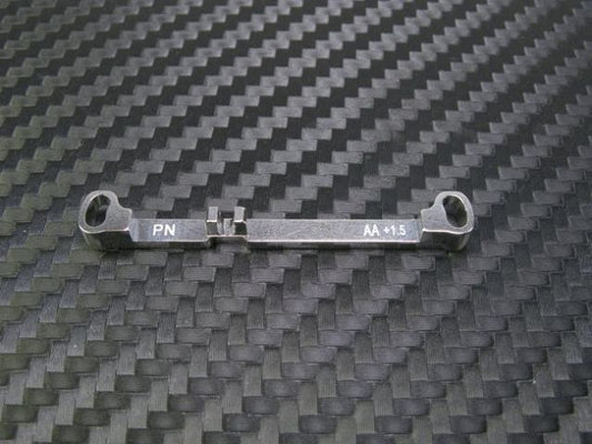 PN Racing Mini-Z MR03 Double A-Arm +1.5 Deg Tie Rod (Silver) MR3050TS RWD