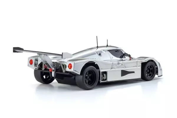 Kyosho Mini-Z Sauber-Mercedes Gruppe-C Rennsportwagen C 9 Chrome Silver w/Gyro RWD MR04 Readyset 32362CRG