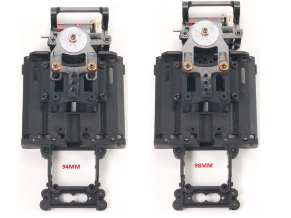 PN Racing Mini-Z V4 94-98mm Motor Mount for Kyosho Motor (Blue) MR3311AB